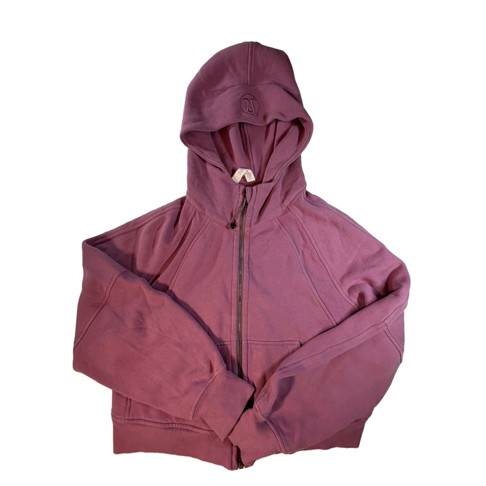 Lululemon Scuba Full Zip Hoodie Women's XS/S Mauve Pink Sweatshirt